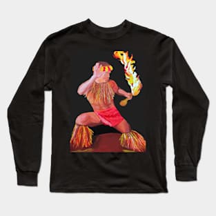 Fire Dancer Long Sleeve T-Shirt